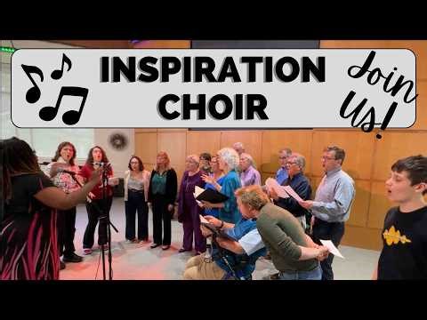 Your invitation to Unity Church of The Hills' Inspiration Choir