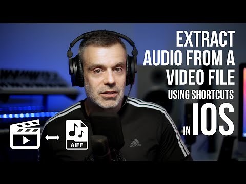 How to extract Audio from a Video file using iOS Shortcuts | IOS 14