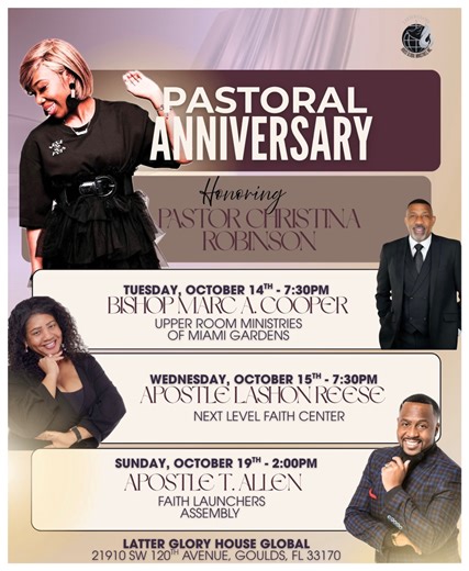 1.1K views · 62 reactions | By God’s Grace”癩 I’m So Elated To Celebrate this Season with Kingdom Family and Friends! This Road in Ministry has only been held by the Grace of GOD! It hasn’t been easy but it’s been worth it. It’s very different but God still gets the Glory. #standing #GodsGrace #pastoralappreciation #anniversarycelebration @highlight | Christina Robinson | Facebook