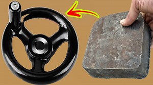 The Tail Stack Handle of The Lathe Machine was Made of Cast Iron Complete Process | Videos live 6