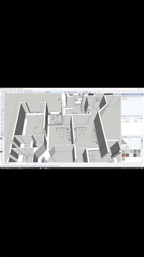 SketchUp Live Work | Interior 3D Modeling