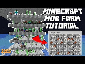 MOB FARM WITH SORTING SYSTEM | MINECRAFT