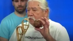 Haudenosaunee Wooden Stick Festival features traditional lacrosse stick makers