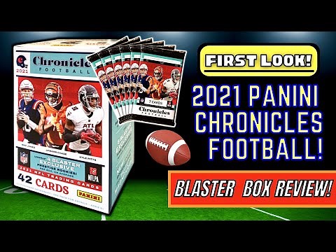 *FIRST LOOK!👀 2021 NFL CHRONICLES FOOTBALL BLASTER BOX REVIEW!🏈 TONS OF TOP ROOKIES🔥