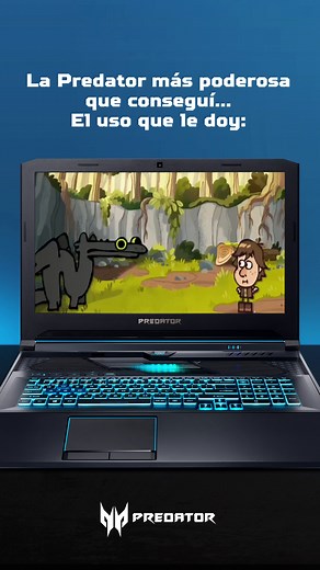Nuestro sueño fue tener una #Predator para jugar con los mejores gráficos y la mejor calidad, pero en realidad lo utilizo para esto... 😅 | Predator Gaming