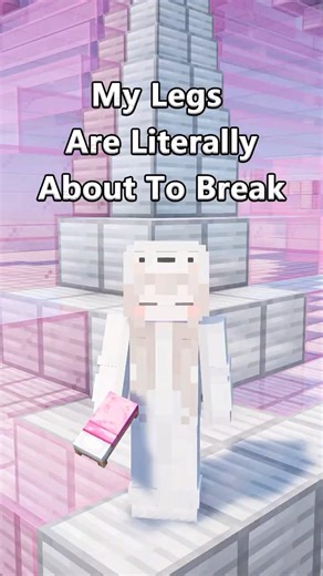 My Legs Are Literally About To Break #shorts #meme #minecraft