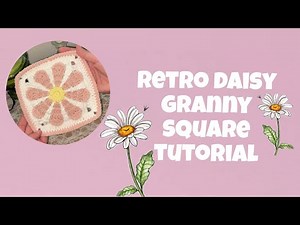 How To Crochet a Daisy Granny Square | Free Pattern Tutorial