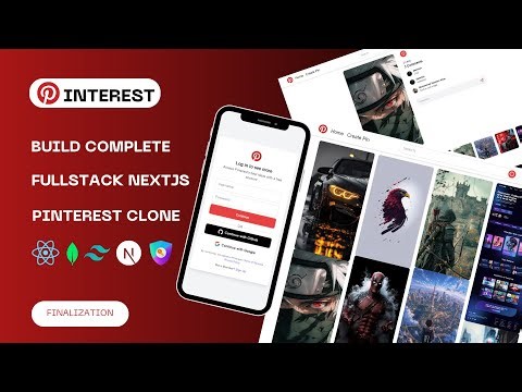 Fullstack Pinterest Clone with Next.js 14: NextAuth, MongoDB, & Advanced Features (Last Episode)
