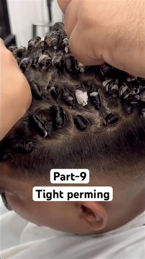 Part-9| tight perming | how to open perming clips #saddamhairstudio #trending #viral #shorts #shop