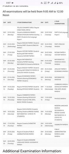 ✨📚 AP Inter Exams 2026 Official Time Table Released |1st Year & 2nd Year Public Exam Dates Announced