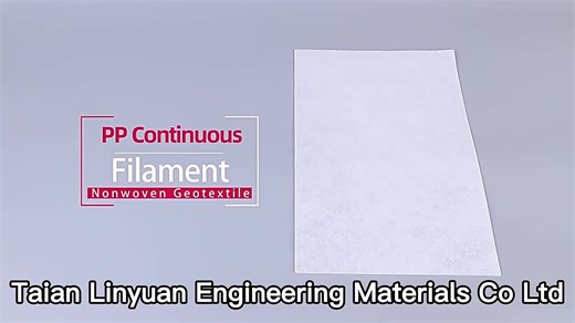 Polyester Needle Punched Geotextile Fabric Nonwoven Geotextiles 250g Used for Drainage Filtration Membrane