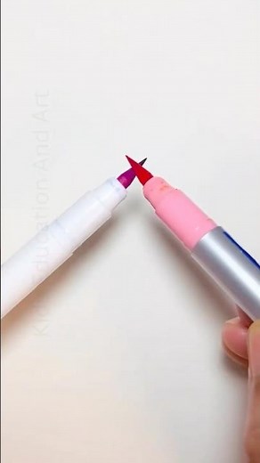 Blending multiple brush pens #creative #art #ideas #artforkids #kidsart #kidstv #kidsvideo #writing