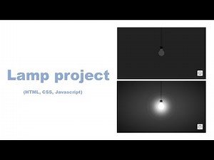 Lamp project HTML&CSS javascript || HTML&CSS مشروع اللمبة باستخدام الجافا سكريبت
