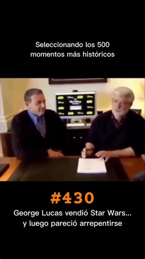 Momentos Históricos on Instagram: "El 30 de octubre de 2012, George Lucas vendió la franquicia de Star Wars a Walt Disney Company por aproximadamente 4.05 mil millones de dólares. El acuerdo incluyó Lucasfilm Ltd., una lista de proyectos en desarrollo y los derechos de Star Wars e Indiana Jones. Aunque los titulares mencionan a menudo un “arrepentimiento instantáneo”, los sentimientos de Lucas fueron más complejos. Inicialmente, estaba contento de pasar la saga a una nueva generación de cineasta