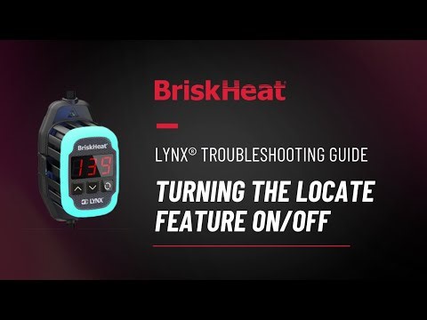 LYNX® Troubleshooting Guide - Turning the Locate Feature On/Off