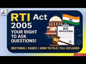Understanding the Right to Information Act (RTI)2005 Explained with Clauses