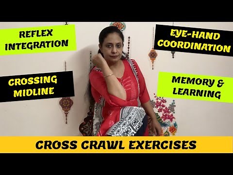 BRAIN GYM : 10 Cross Crawl Exercises | Neuro rehabilitation | Reflex Integration