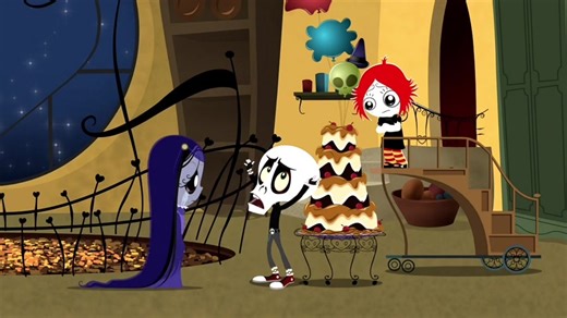 Misery thinks that Ma and Skull Roy are not Skull Boy’s family *Clip from the Ruby Gloom episode Skull in the Family* #rubygloom#misery#skullboy#clip