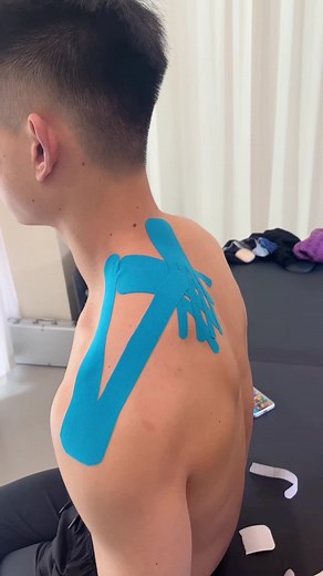 Relieve Upper Back Pain with Kinesiology Tape