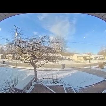 Meteor spotted by doorbell camera in Warren