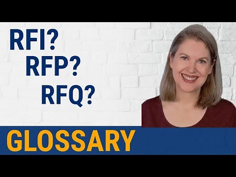 RFP vs RFQ vs RFI Explained!