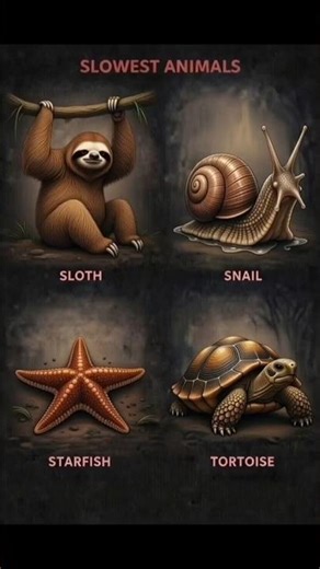 Slowest Animals #edit #animals #shorts