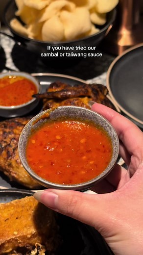 Spice up your meal with different spiciness level of sauces from out store! 🌶️😎 #fy #fypシ #fypシ゚viral #sambal #balinese #bali #indonesia #sydney #sydneyrestaurant #restaurant #indo #resto #taliwang #chicken #sauce #spicy #spicychallenge #challenge #spicelevel #spice