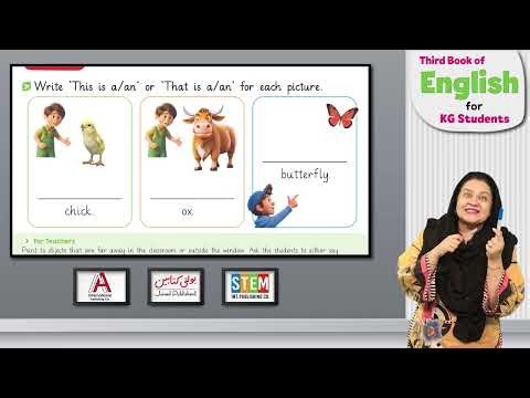English 5+ Kids Learning | Use of "This is a" & "That is a" | For Students