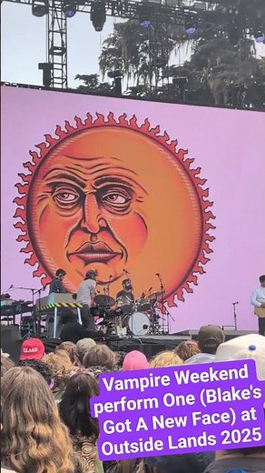 Vampire Weekend perform One (Blake's Got A New Face) at Outside Lands San Francisco! #musicfestival