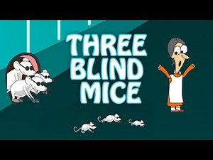 Three Blind Mice | Nursery Rhyme With Lyrics | Popular English Rhymes For Kids