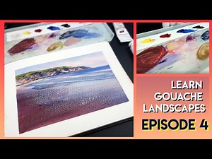 Gouache Landscapes: Episode 4 - Beach