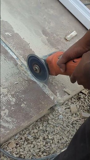 Angle Grinder Diamond Disk Concrete Cutting | Power Tool Demo