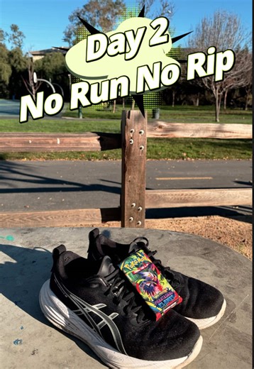 Day 2 complete! How many miles do you think it will take to get a SIR? #pokemon #fyp #pokemoncards #runner #healthiswealth