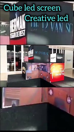 Transform Your Space with Creative Cube LED Screens|High-resolution LED cube
