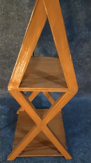 Designer Wooden Floor Lamp with Shelves | Home Decor Must-Have