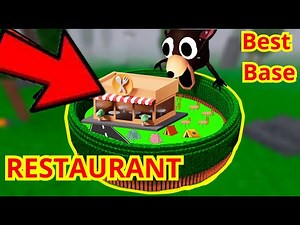 I BUILT my first RESTAURANT in 99 nights in the forest ROBLOX