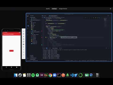 Flutter Tutorial for Beginners 14 - FlatButton class | Flutter FlatButton Example | Material widgets