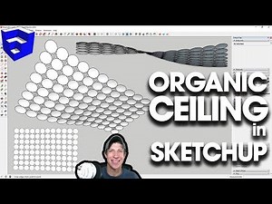Creating an ORGANIC CURVED CEILING in SketchUp