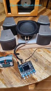 Diy portable Bluetooth speaker, #music #bluetoothspeaker #Battery #diy #musiclover #portablespeaker | Albert N. Buenaventura