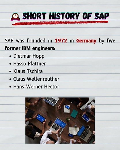 1. SAP & History