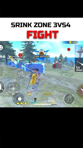 SRINK ZONE FIGHT 🤫 free fire paid scrims highlights ☠️ #esports #freefireindiatournament