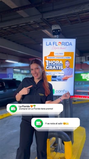 La Florida Centro Comercial on Instagram: "1 Hora de parqueadero ¡Gratis! 🤯 En La Florida, se convierten en más tiempo para disfrutar🤩 Registra tus facturas en nuestros puntos de información de compras de $40.000 en marcas o $20.000 en restaurantes de @terraza_360cc 😉 La Florida#déjatellevar"