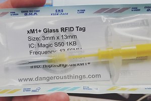 You can buy a kit to inject an RFID chip under your skin