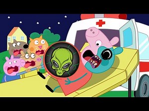 Look!!? Mummy Pig Has Problems With Aliens??? Peppa Pig Funny Animation