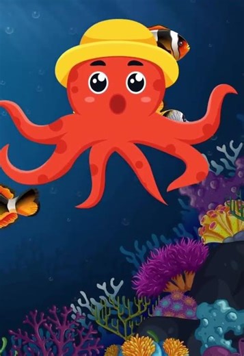 Octopus 🐙 #toddlersleep #animation #bedtimeroutine #bedtimemusic #cute #sleepmusic #naptime
