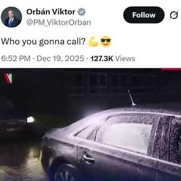 Orban opublikował teledysk z europejskimi politykami do piosenki z filmu "Pogromcy duchów"