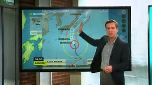 19K views · 146 reactions | Typhoon Hagibis has already had some impacts whilst the storm is still a few hundred miles from Japan. Alex Deakin takes a look at how it will progress | Met Office | Facebook