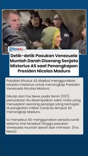 Detik-detik Pasukan Venezuela Muntah Darah Diserang Senjata Misterius AS saat Penangkapan Maduro