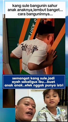 kang sule lembut banget bangunin ferdi sahur