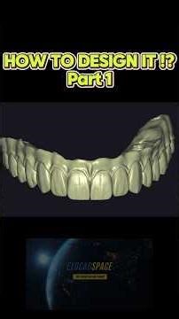 Tooth with gingiva Design _ Part 1 #dentist #smiledesigndental #dentistry #veneers